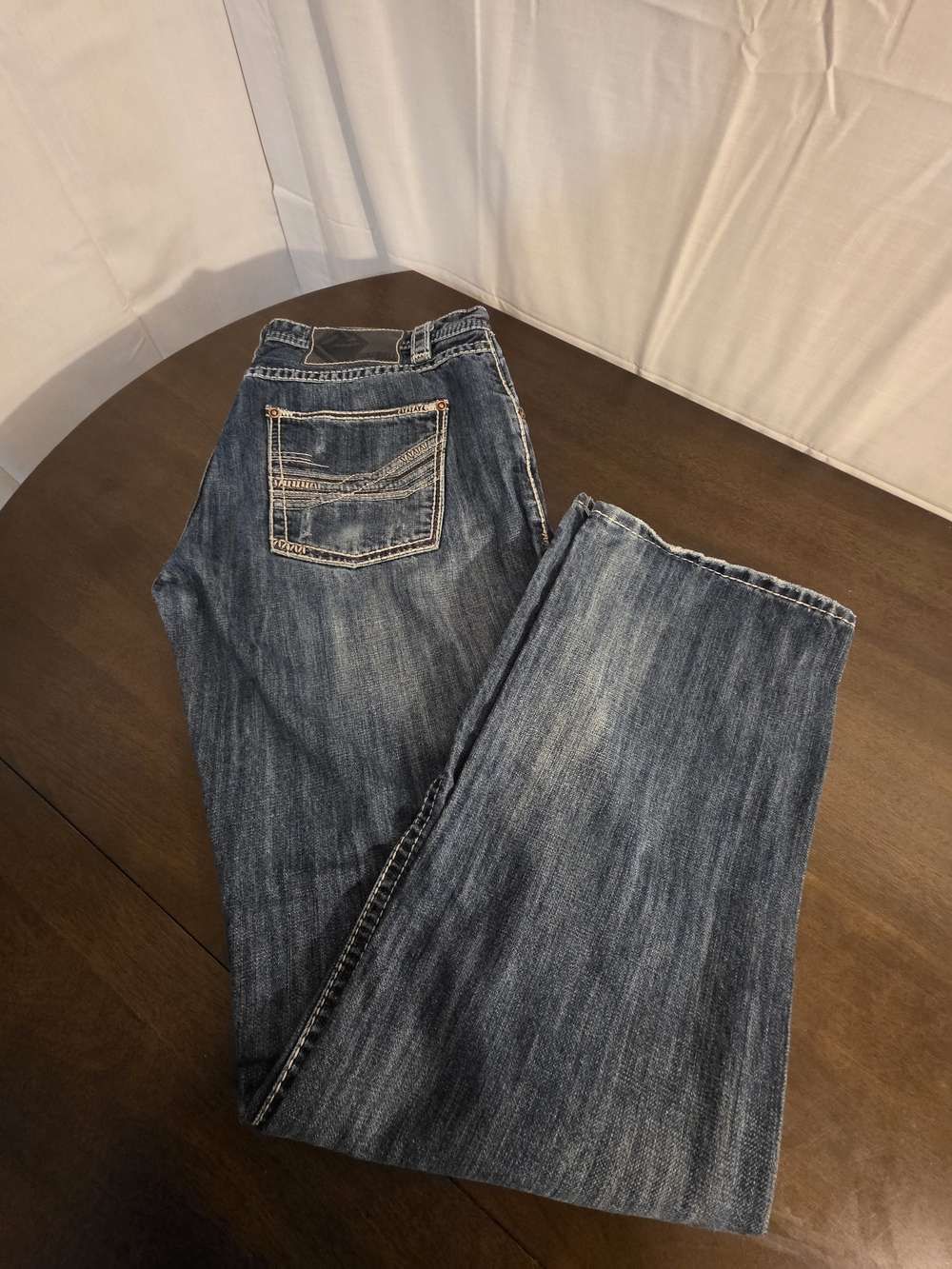 Rock & Roll Denim Tuf Cooper Peformance Competition Fit. Hard To Find 36x36 Sz!